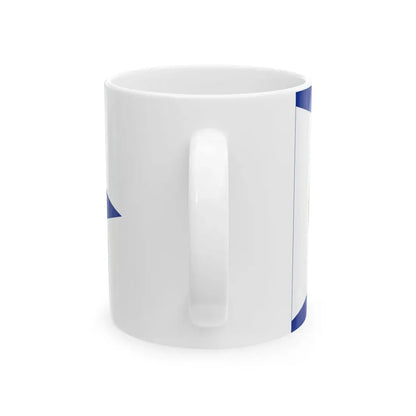 Pennant of shipping control East Germany (Germany) White Coffee Mug - Go Mug Yourself