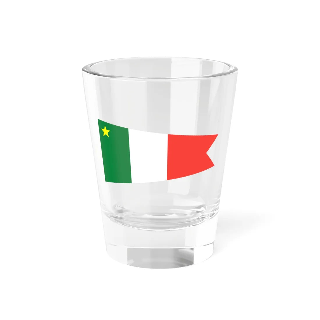 Pennant of the Chief of the Naval Air Force Staff of Madagascar non-flag officer (Madagascar) Shot Glass 1.5oz 1.5oz - Go Mug Yourself
