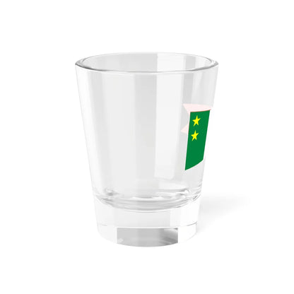 Pennant of the Chief of the Naval Air Force Staff of Madagascar Rear Admiral (Madagascar) Shot Glass 1.5oz - Go Mug Yourself
