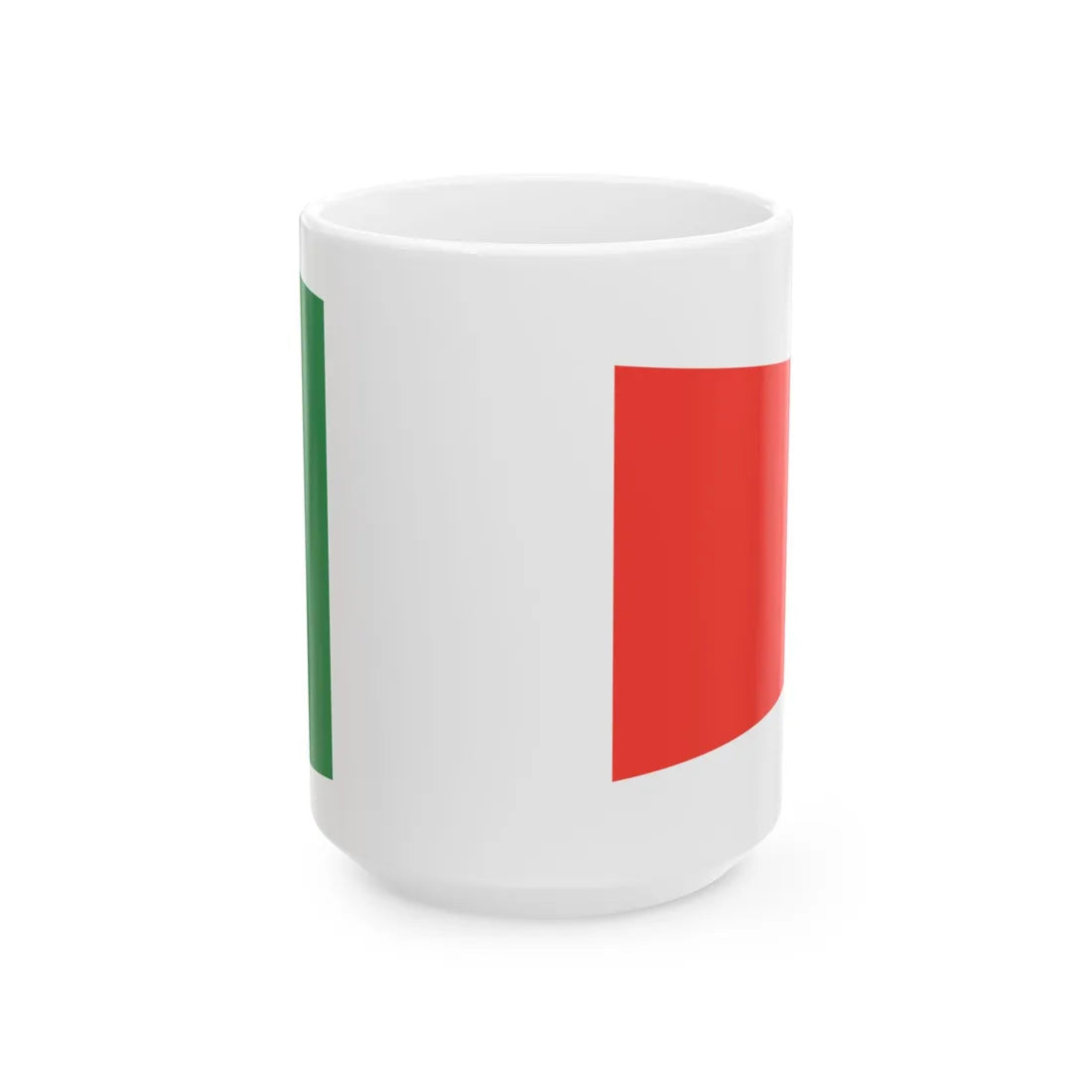 Pennant of the Chief of the Naval Air Force Staff of Madagascar Rear Admiral (Madagascar) White Coffee Mug 15oz - Go Mug Yourself