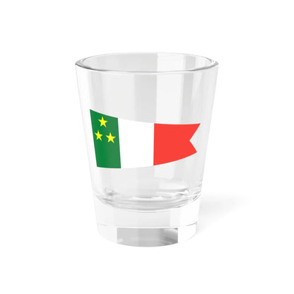 Pennant of the Chief of the Naval Air Force Staff of Madagascar Vice Admiral (Madagascar) Shot Glass 1.5oz 1.5oz - Go Mug Yourself