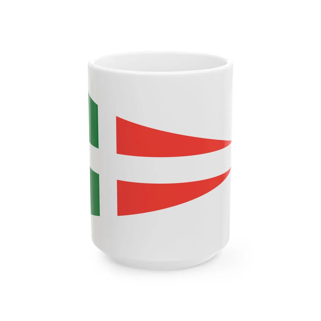 Pennant of the Commander of a Naval Base Madagascar (Madagascar) White Coffee Mug 15oz - Go Mug Yourself