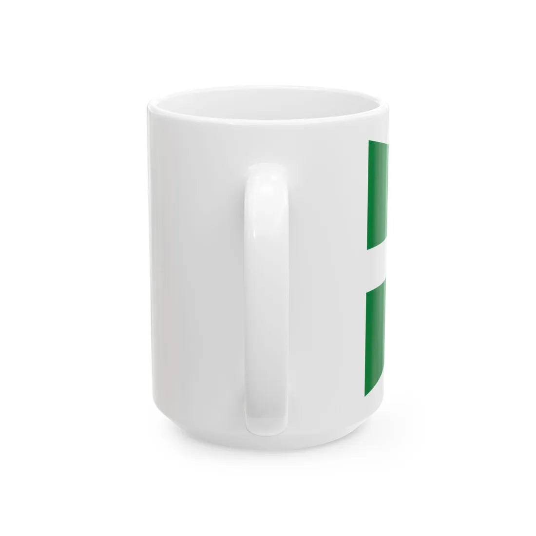 Pennant of the Commander of a Naval Base Madagascar (Madagascar) White Coffee Mug - Go Mug Yourself