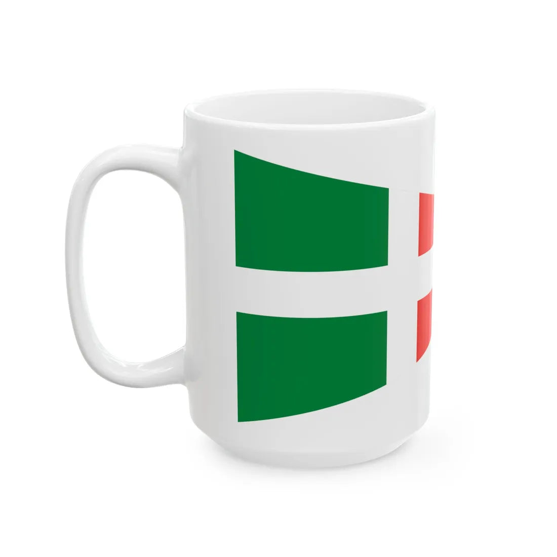Pennant of the Commander of a Naval Base Madagascar (Madagascar) White Coffee Mug - Go Mug Yourself