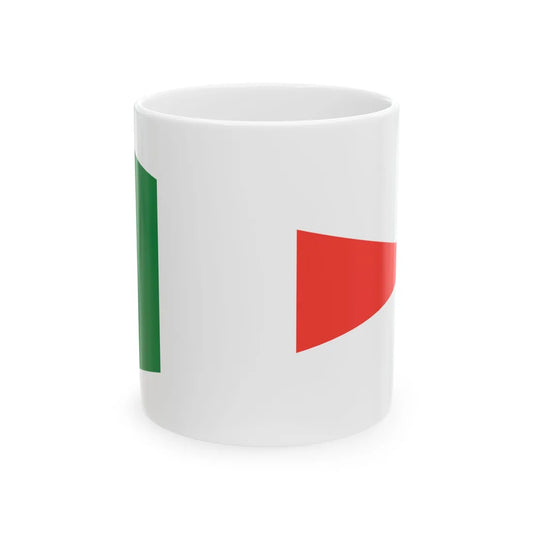 Pennant of the Commander of a Naval Group Madagascar (Madagascar) White Coffee Mug 11oz - Go Mug Yourself