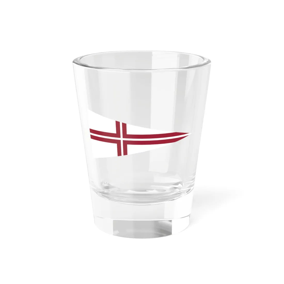 Pennant of the Commander of Division of Latvia (Latvia) Shot Glass 1.5oz 1.5oz - Go Mug Yourself