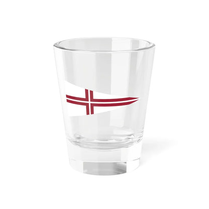Pennant of the Commander of Division of Latvia (Latvia) Shot Glass 1.5oz 1.5oz - Go Mug Yourself
