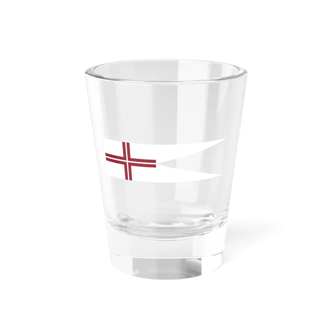 Pennant of the Commander of Flotilla of Latvia (Latvia) Shot Glass 1.5oz 1.5oz - Go Mug Yourself