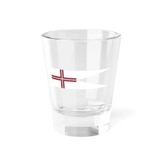 Pennant of the Commander of Flotilla of Latvia (Latvia) Shot Glass 1.5oz 1.5oz - Go Mug Yourself