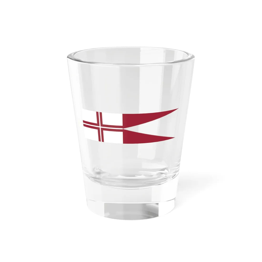Pennant of the Commander of Squadron of Latvia (Latvia) Shot Glass 1.5oz 1.5oz - Go Mug Yourself