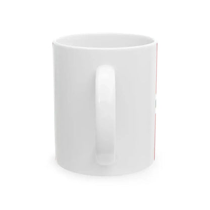 Pennant of the Commodore of Balaton-Furedi Yacht Club 1867 (Hungary) White Coffee Mug - Go Mug Yourself