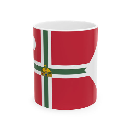 Pennant of the Vice Commodore of Balaton-Furedi Yacht Club 1867 (Hungary) White Coffee Mug-11oz-Go Mug Yourself