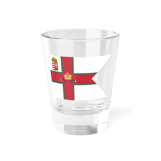 Pennant of the Vice Commodore of the Imperial and Royal Yacht Squadron Transleithania (Hungary) Shot Glass 1.5oz 1.5oz - Go Mug Yourself