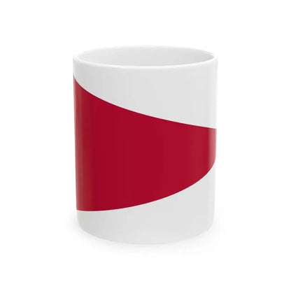 Pennant of the Wharton (United States) White Coffee Mug 11oz - Go Mug Yourself