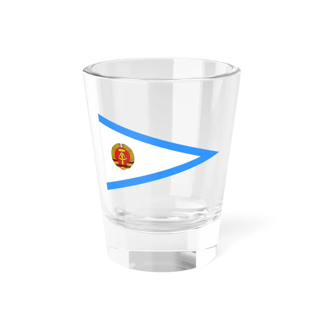 Pennant of water management East Germany (Germany) Shot Glass 1.5oz 1.5oz - Go Mug Yourself