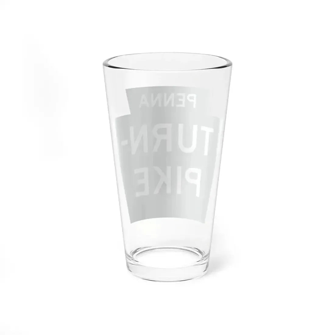 Pennsylvania Turnpike logo (Pennsylvania) (Road Sign) Pint Glass 16oz - Go Mug Yourself