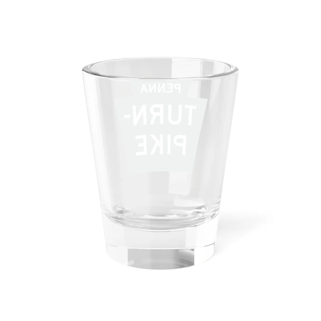 Pennsylvania Turnpike logo (Pennsylvania) (Road Sign) Shot Glass 1.5oz - Go Mug Yourself