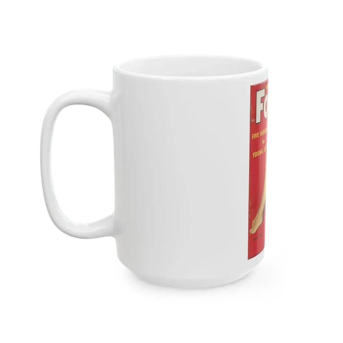 Penny Duncan #10 - Focus Magazine Cover Sept. '56 (Vintage Female Icon) White Coffee Mug - Go Mug Yourself