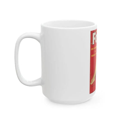 Penny Duncan #10 - Focus Magazine Cover Sept. '56 (Vintage Female Icon) White Coffee Mug - Go Mug Yourself
