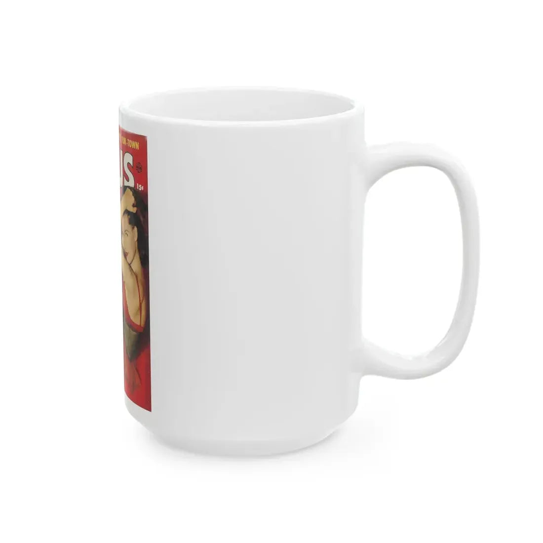 Penny Duncan #10 - Focus Magazine Cover Sept. '56 (Vintage Female Icon) White Coffee Mug - Go Mug Yourself