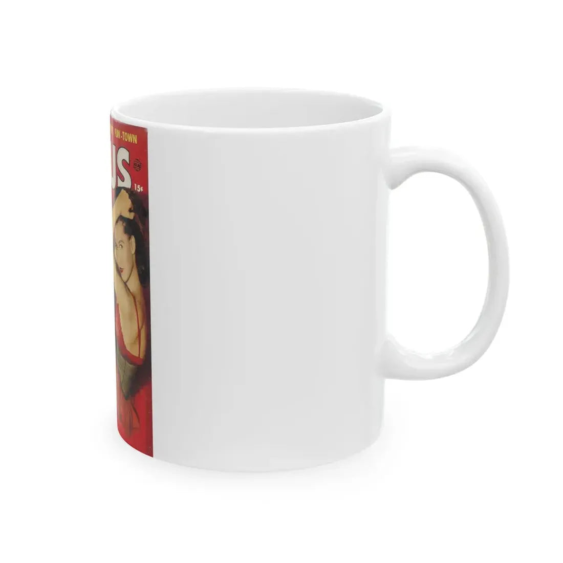 Penny Duncan #10 - Focus Magazine Cover Sept. '56 (Vintage Female Icon) White Coffee Mug - Go Mug Yourself