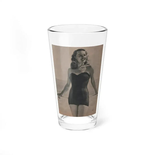 Penny Duncan #11 - [Page 17] 1 Page with, Penny Small Section 1 Medium B&W Photo & Caption from FROLIC Mag. Feb. '521 (Vintage Female Icon) Pint Glass 16oz 16oz - Go Mug Yourself