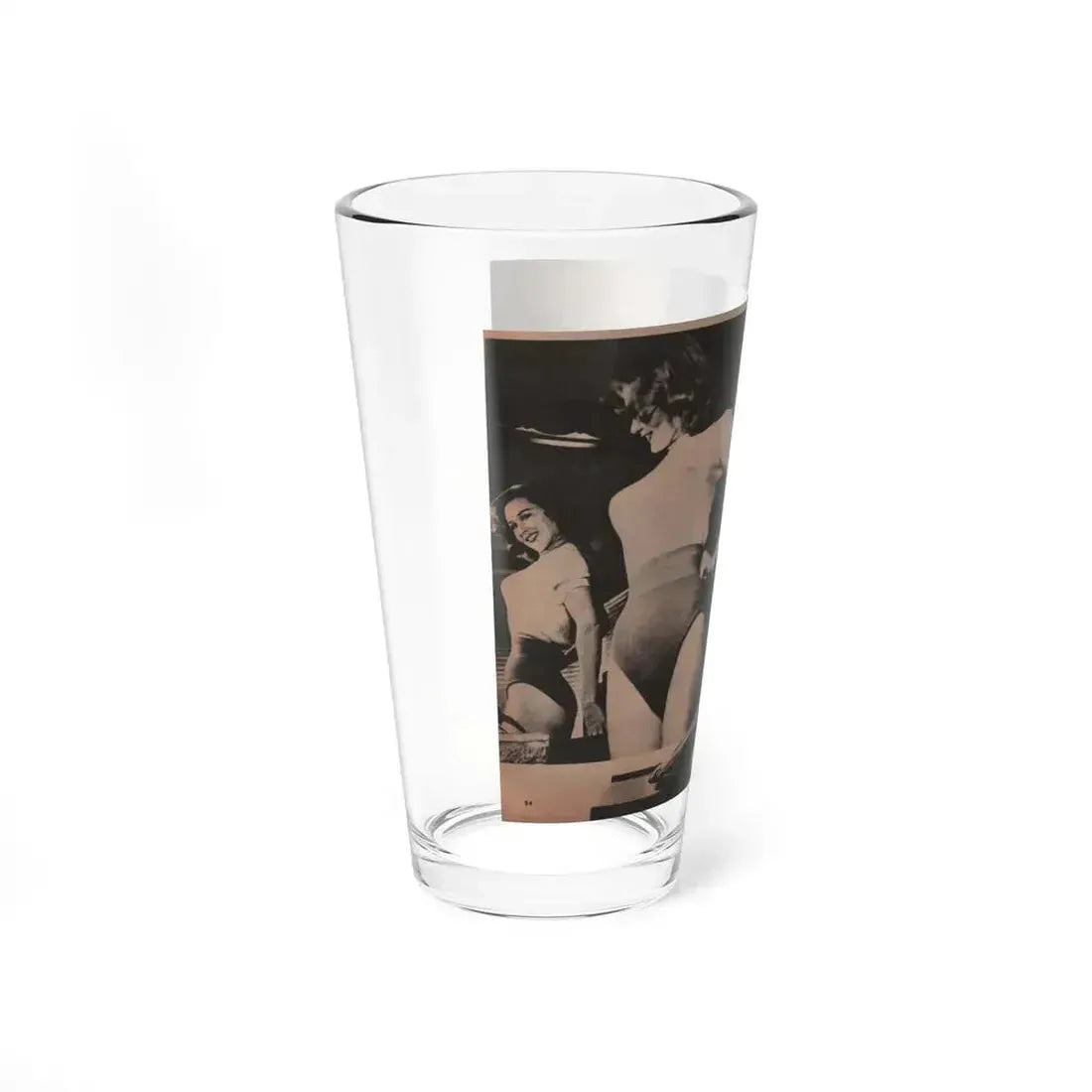 Penny Duncan #18 - [Pages 94 & 95] Pages 5 & 6 of 9 with, Penny+3 B&W Photos & 1 Caption from Fotos Digest Mag. '56 (Vintage Female Icon) Pint Glass 16oz - Go Mug Yourself