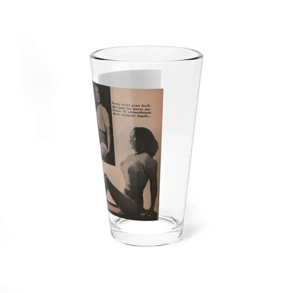Penny Duncan #18 - [Pages 94 & 95] Pages 5 & 6 of 9 with, Penny+3 B&W Photos & 1 Caption from Fotos Digest Mag. '56 (Vintage Female Icon) Pint Glass 16oz - Go Mug Yourself