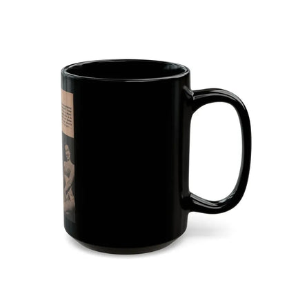 Penny Duncan #20 - [Pages 98] Pages 9 of 9 with, Penny+2 B&W Photos & Caption from Fotos Digest Mag. '56 (Vintage Female Icon) Black Coffee Mug - Go Mug Yourself