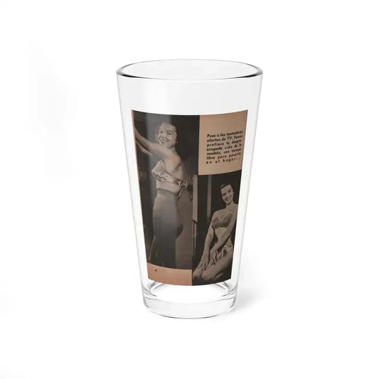 Penny Duncan #20 - [Pages 98] Pages 9 of 9 with, Penny+2 B&W Photos & Caption from Fotos Digest Mag. '56 (Vintage Female Icon) Pint Glass 16oz 16oz - Go Mug Yourself