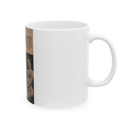 Penny Duncan #20 - [Pages 98] Pages 9 of 9 with, Penny+2 B&W Photos & Caption from Fotos Digest Mag. '56 (Vintage Female Icon) White Coffee Mug - Go Mug Yourself