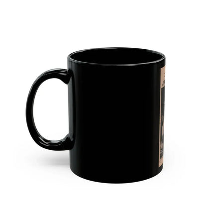 Penny Duncan #29 - Play Mag. 9-4-59 - 1 B&W Photo, Add & Caption (Vintage Female Icon) Black Coffee Mug - Go Mug Yourself
