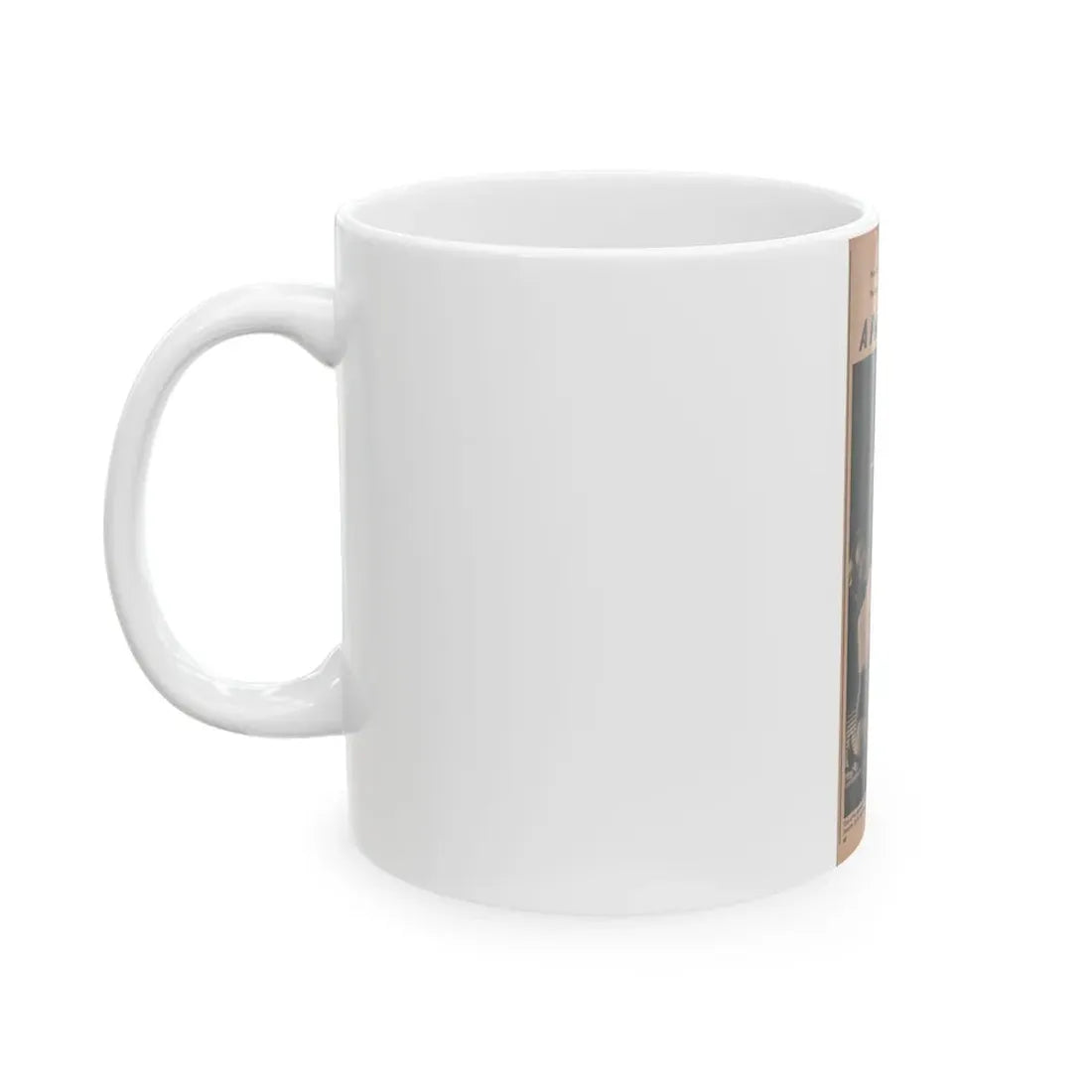 Penny Duncan #29 - Play Mag. 9-4-59 - 1 B&W Photo, Add & Caption (Vintage Female Icon) White Coffee Mug - Go Mug Yourself