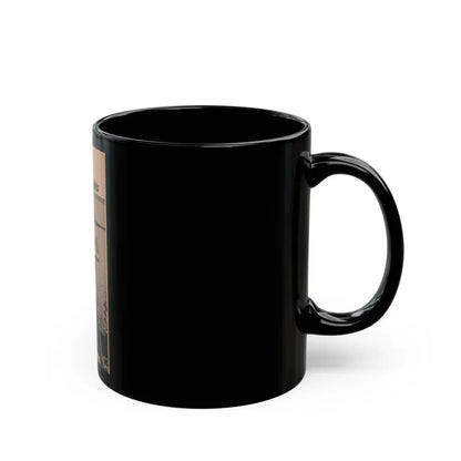 Penny Duncan #30 - Play Mag. 9-4-59 - 2 B&W Photos & Adds (Vintage Female Icon) Black Coffee Mug - Go Mug Yourself