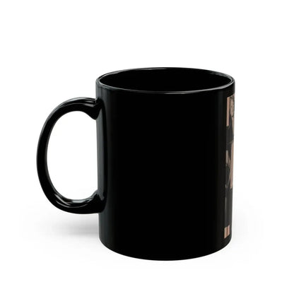Penny Duncan #30 - Play Mag. 9-4-59 - 2 B&W Photos & Adds (Vintage Female Icon) Black Coffee Mug - Go Mug Yourself
