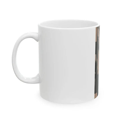 Penny Duncan #30 - Play Mag. 9-4-59 - 2 B&W Photos & Adds (Vintage Female Icon) White Coffee Mug - Go Mug Yourself