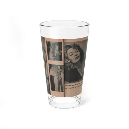 Penny Duncan #35 - [Pages 40 & 41] Pages 6 & 7 of 8 with, Penny+5 B&W Photos & 1 Caption from EYE Digest Mag. March '54 (Vintage Female Icon) Pint Glass 16oz 16oz - Go Mug Yourself