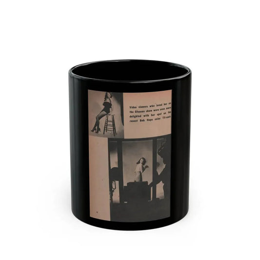 Penny Duncan #36 - [Pages 42] Pages 8 of 8 with, Penny+2 B&W Photos & 1 Caption from EYE Digest Mag. March '54 (Vintage Female Icon) Black Coffee Mug 11oz - Go Mug Yourself