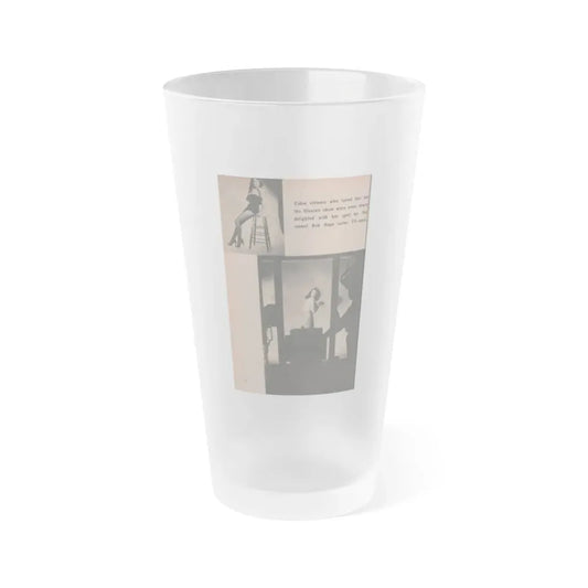 Penny Duncan #36 - [Pages 42] Pages 8 of 8 with, Penny+2 B&W Photos & 1 Caption from EYE Digest Mag. March '54 (Vintage Female Icon) Frosted Pint Glass 16oz 16oz Frosted - Go Mug Yourself