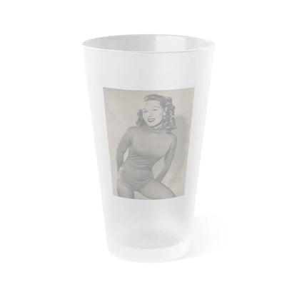 Penny Duncan #44 - [Page 5] Pages 2 of 2 with, Penny+1 B&W Photo from GALA Mag. Sept. '52 (Vintage Female Icon) Frosted Pint Glass 16oz 16oz Frosted - Go Mug Yourself