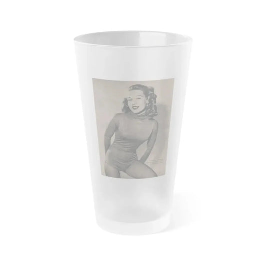Penny Duncan #44 - [Page 5] Pages 2 of 2 with, Penny+1 B&W Photo from GALA Mag. Sept. '52 (Vintage Female Icon) Frosted Pint Glass 16oz 16oz Frosted - Go Mug Yourself
