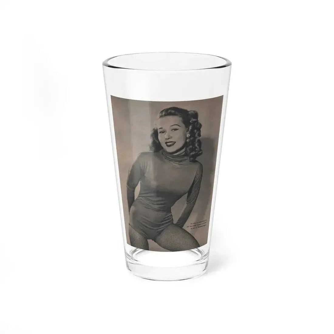Penny Duncan #44 - [Page 5] Pages 2 of 2 with, Penny+1 B&W Photo from GALA Mag. Sept. '52 (Vintage Female Icon) Pint Glass 16oz 16oz - Go Mug Yourself