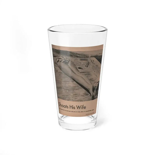 Penny Duncan #47 - [Pages 21] Pages 2 of 4 with, Penny+1 B&W Photo & Caption from Stag Mag. April '56 (Vintage Female Icon) Pint Glass 16oz 16oz - Go Mug Yourself
