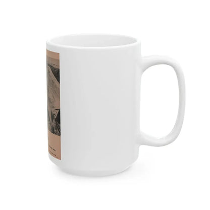 Penny Duncan #47 - [Pages 21] Pages 2 of 4 with, Penny+1 B&W Photo & Caption from Stag Mag. April '56 (Vintage Female Icon) White Coffee Mug - Go Mug Yourself