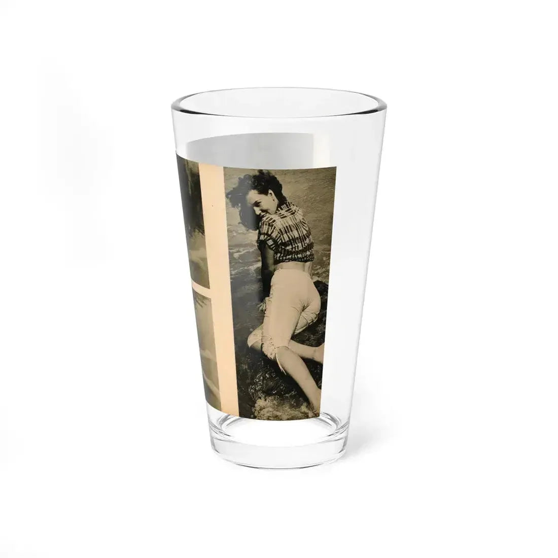 Penny Duncan #48 - [Pages 22 & 23] Pages 3 & 4 of 4 with, Penny+3 B&W Photos & 1 Caption from Stag Mag. April '56 (Vintage Female Icon) Pint Glass 16oz - Go Mug Yourself