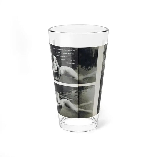 Penny Duncan #48 - [Pages 22 & 23] Pages 3 & 4 of 4 with, Penny+3 B&W Photos & 1 Caption from Stag Mag. April '561 (Vintage Female Icon) Pint Glass 16oz 16oz - Go Mug Yourself
