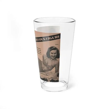 Penny Duncan #49 - [Pages 32 & 33] Pages 1 & 2 of 7 with, 2 B&W Photos, Caption & Info from PHOTO Digest Mag. May '54 (Vintage Female Icon) Pint Glass 16oz - Go Mug Yourself