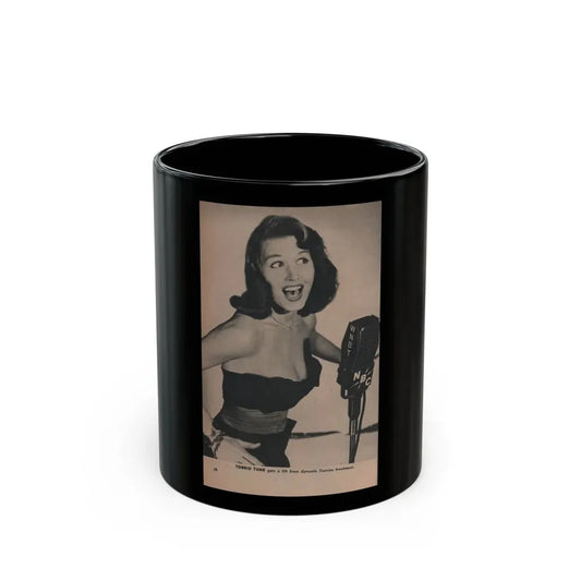 Penny Duncan #49 - [Pages 38] Pages 7 of 7 with, 1 B&W Photo & Caption from PHOTO Digest Mag. May '54 (Vintage Female Icon) Black Coffee Mug 11oz - Go Mug Yourself