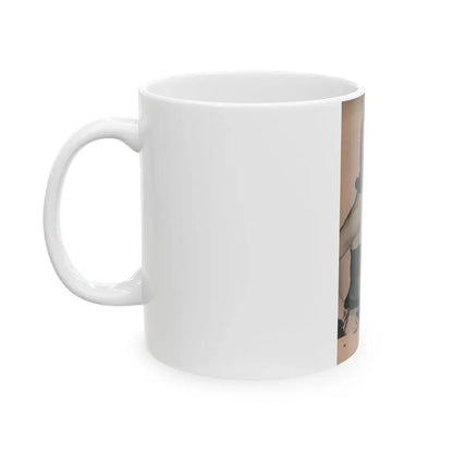 Penny Duncan #49 - [Pages 38] Pages 7 of 7 with, 1 B&W Photo & Caption from PHOTO Digest Mag. May '54 (Vintage Female Icon) White Coffee Mug - Go Mug Yourself
