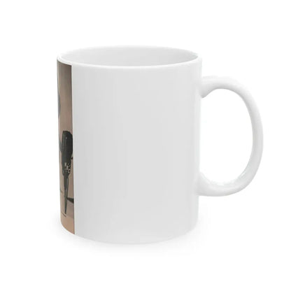 Penny Duncan #49 - [Pages 38] Pages 7 of 7 with, 1 B&W Photo & Caption from PHOTO Digest Mag. May '54 (Vintage Female Icon) White Coffee Mug - Go Mug Yourself